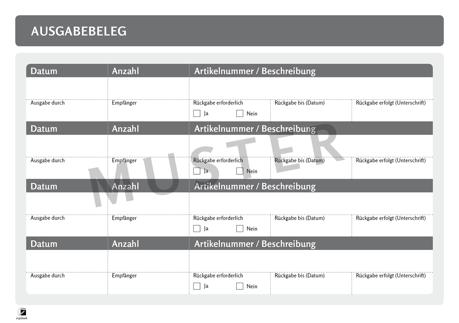 AUSGABEBELEG – Bild 3