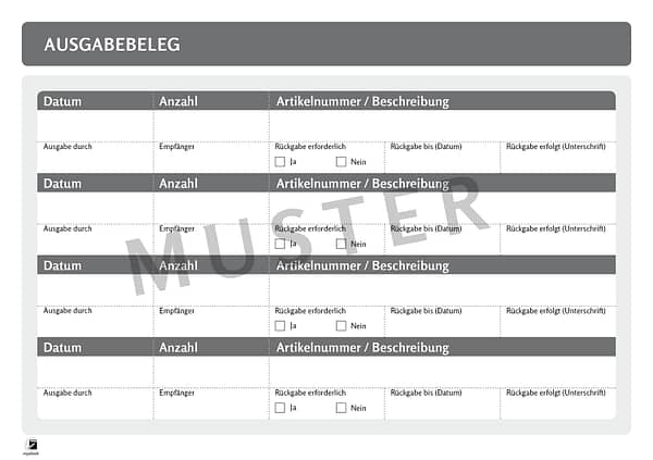 AUSGABEBELEG – Bild 3