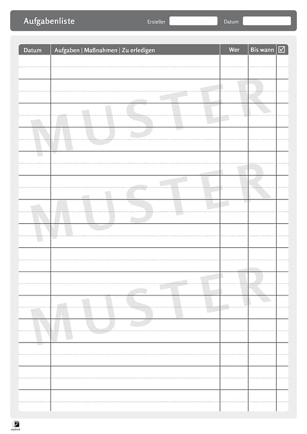 AUFGABENLISTE – Bild 3